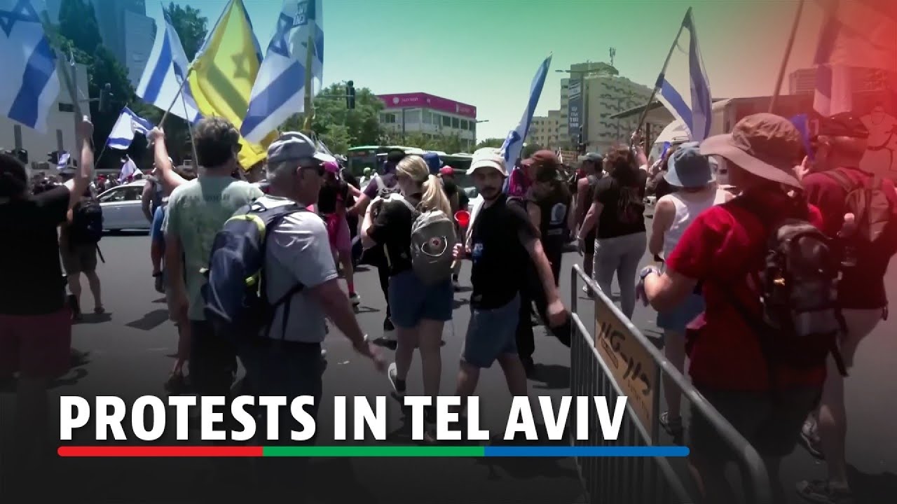 Israelis protest against government, for hostages release, 9 months after Oct. 7 attack