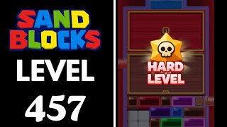 Sand Blocks: Drop Puzzle Level 457 Walkthrough