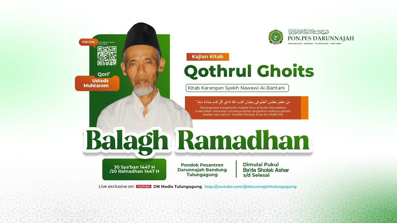 🔴[LIVE] #10 PENGAJIAN KITAB QOTHRUL GHOIST