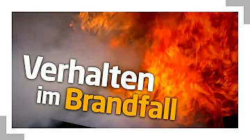 Welches ist die richtige Reihenfolge für das Verhalten im Brandfall?