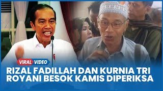 Rizal Fadillah dan Kurnia Tri Royani Besok Kamis Diperiksa Kasus Tudingan Ijazah Palsu Jokowi