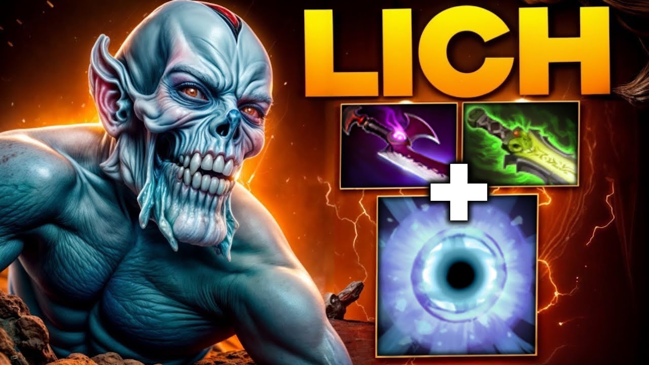 Hard Carry Lich Solo carry His Team to Win🔥🔥🔥23 Kills Immortal Rank ...