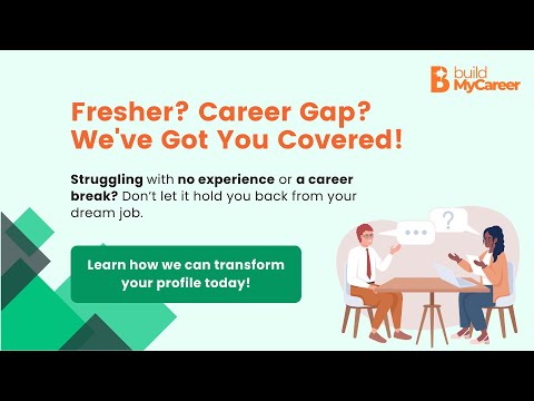Fresher or Career Gap? Build Your Future with Verified Experience! - video from BuildMyApp