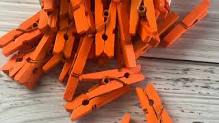Colorful Clothespin Pegs