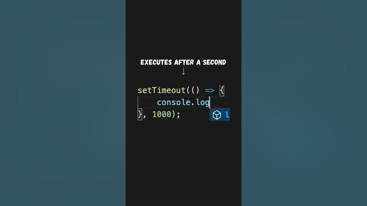 When to use settimeout or setinterval coding javascript youtube