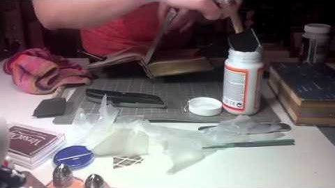 Altered Book Niche How To