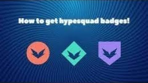 How to get hype squad badges on your discord profile