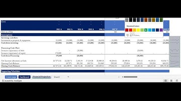Simple 3-Statement Financial Forecast – Part 2 | Building IS, BS & CF Using Live Scenario