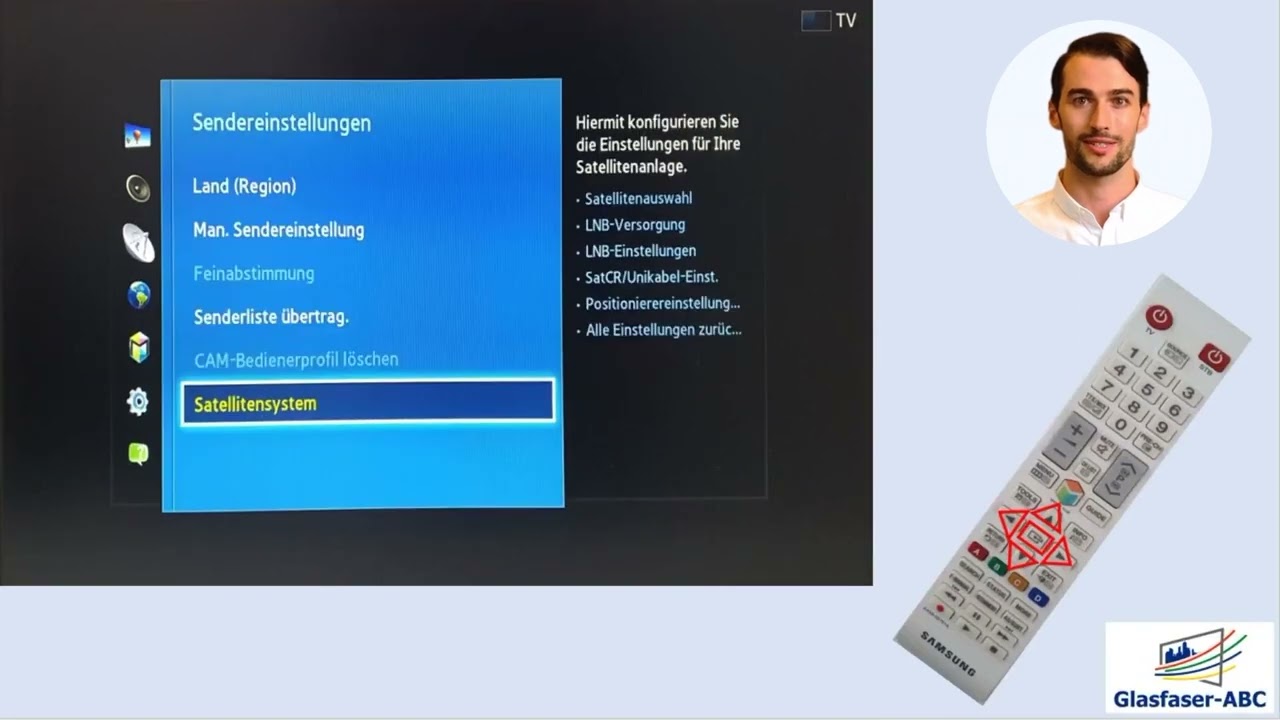 Unicable Anleitung Samsung
