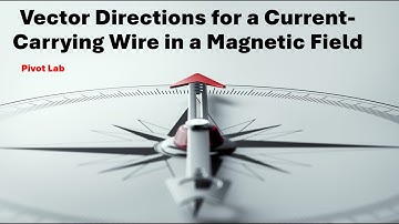 PIVOT LAB ~ Vector Directions for a Current Carrying Wire in a Magnetic Field