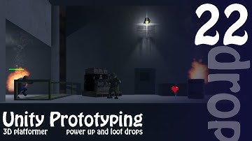 Making Your First Game: Unity 3D Zombie Shooter Platformer - Power Ups and Loot Drops