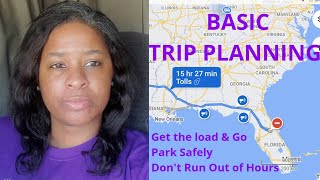 BASIC TRIP PLANNING #Trucking