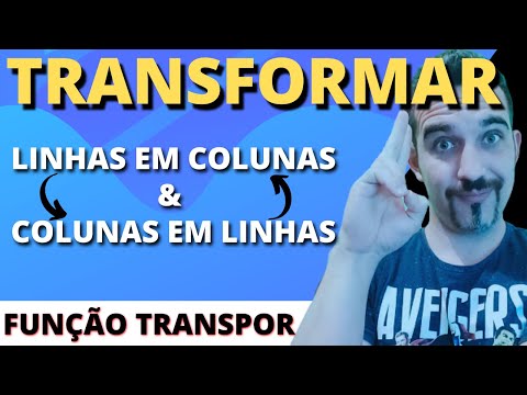 Vídeo: Você pode transpor para o Planilhas Google?