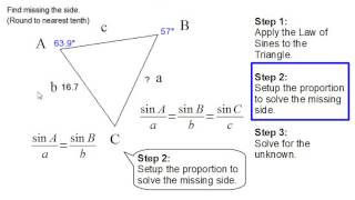 Http://www.mathproblemgenerator.com - how to solve for the law of
sines (find side). more practice and create math worksheets, visit
davitily mat...