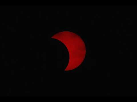 2020년 6월 21일 부분일식 영상(한국천문연구원 박영식 선임연구원 촬영)