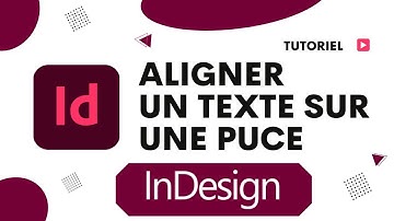 Comment Aligner un Texte sur une Puce dans InDesign 📏
