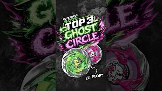 ✅ TOP 3 combos GHOST CIRCLE, ¿El PEOR BEY del juego? 👻 #ghostcircle #antimeta #beybladex