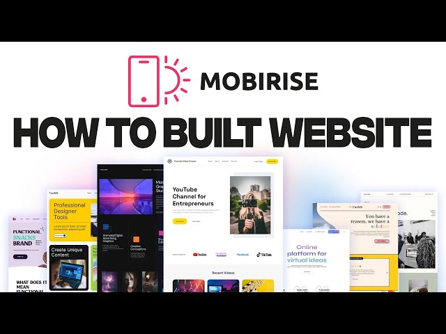 How to Build a Website With Mobirise 2024 (Step by Step) | Mobirise Website Tutorial class=