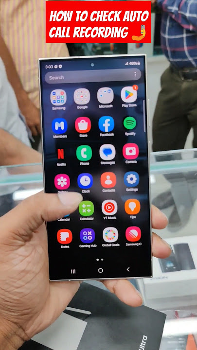 How to check Auto Call Recording on Samsung Galaxy S24ULTRA @techgallery2.0 #shorts #tech #youtube