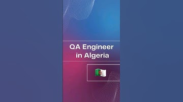 Is being a QA Engineer (in Algeria) worth it ? #qaengineer #qualityassurance
