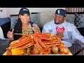 JUICY SEAFOOD BOIL| SNOW CRAB LEGS, GREEN LIP MUSSELS + PARROT TELLS MURD3R..... 😳