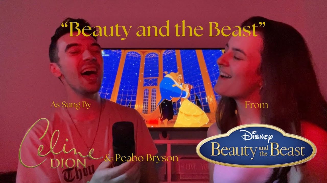 Beauty and the Beast Celine Dion and Peabo Bryson Version Cover 