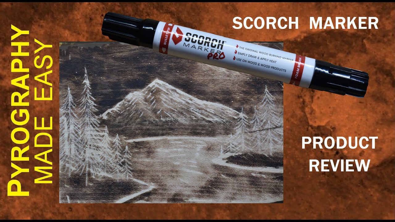 Scorch Marker Pro Chemical Wood Burning Pen for DIY Projects Woodworking  Art