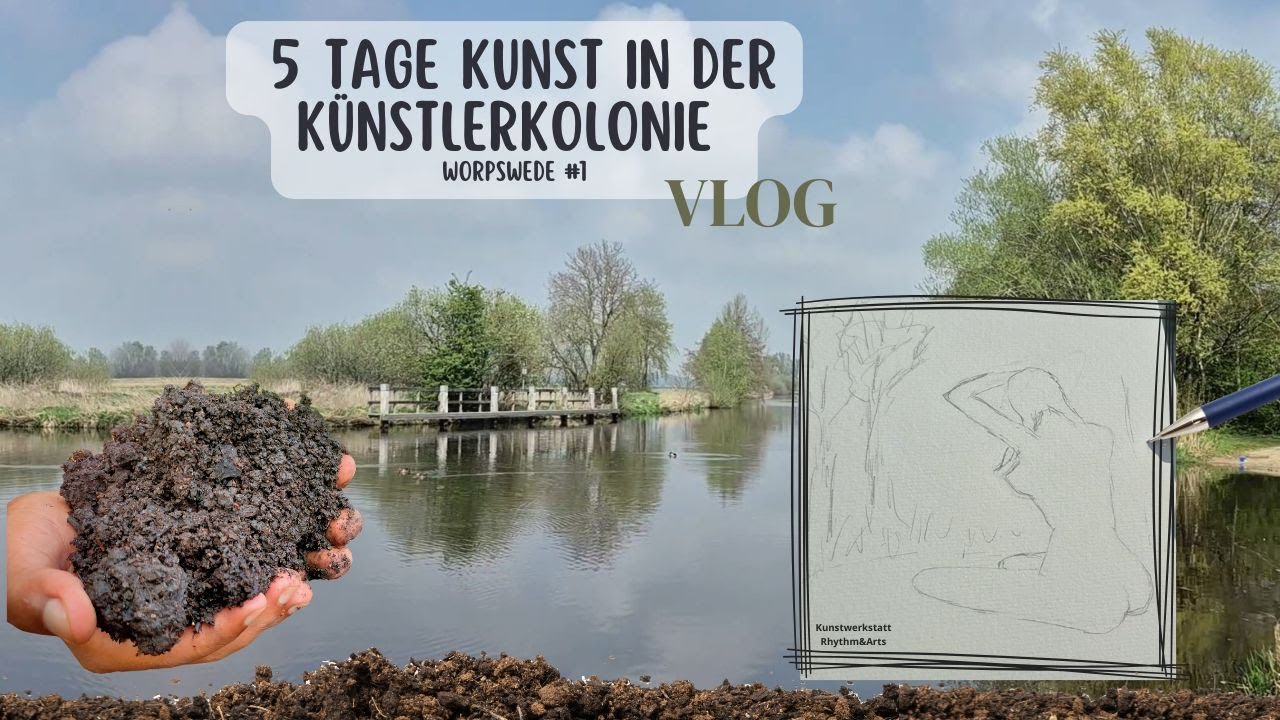 🫸VLOG🫷5 Tage Kunst in einer Künstlerkolonie #1