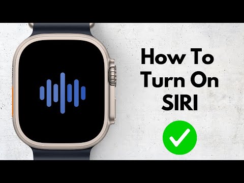 Apple Watch How To Enable Siri