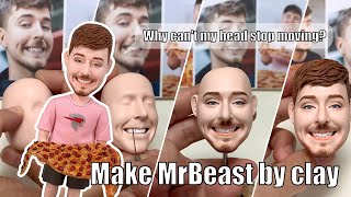 How to make MrBeast, the full clay figure sculpturing process from scratch【Clay Artisan JAY】