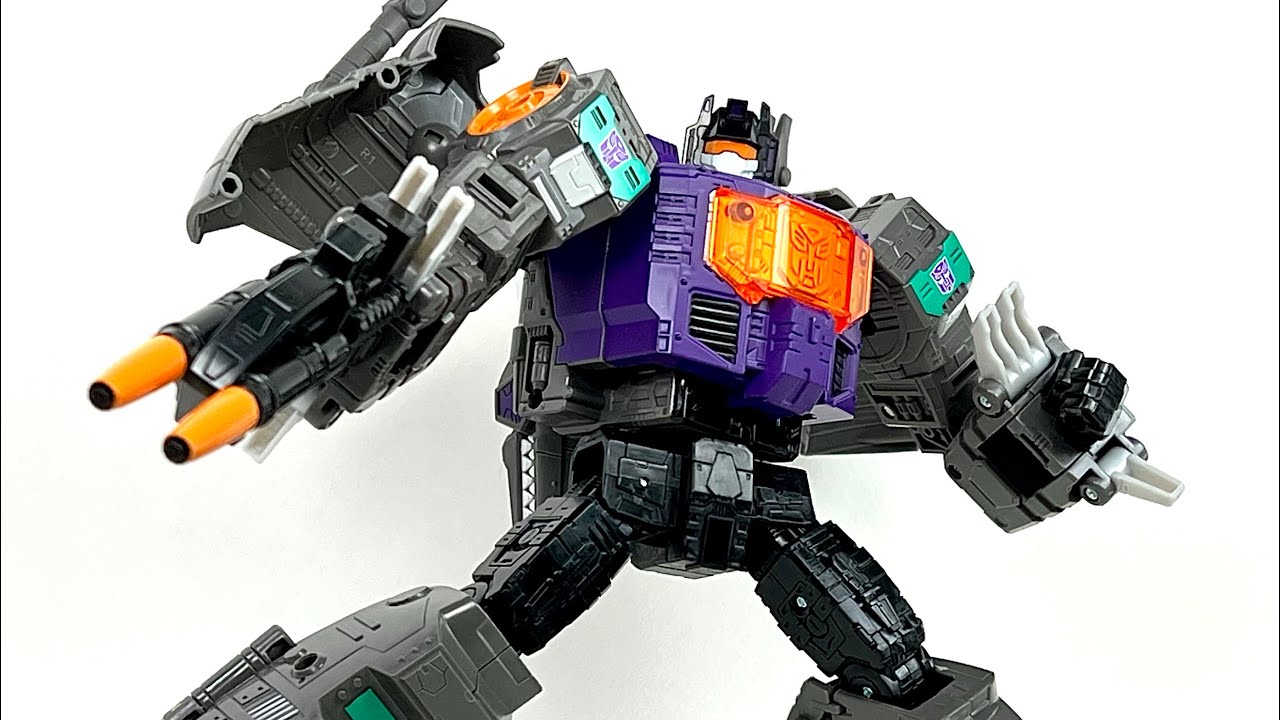 Transformers Shattered Glass Grimlock Chefatron Review - YouTube