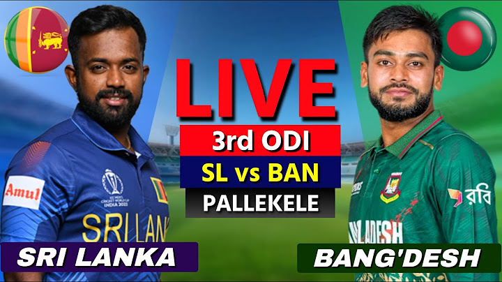 Bangladesh vs Sri Lanka Live - 3rd ODI | BAN vs SL Live | Scores & Commentary