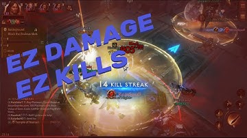 CRUSADER + NECROMANCER ! ALMOST UNKILLABLE IN BATTLEGROUND / CRUSADER PVP BUILD / DIABLO IMMORTAL