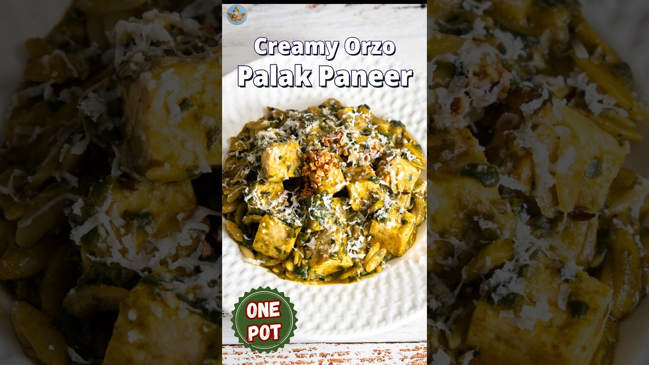 Palak Paneer Meets Pasta! Must Try 🤯 