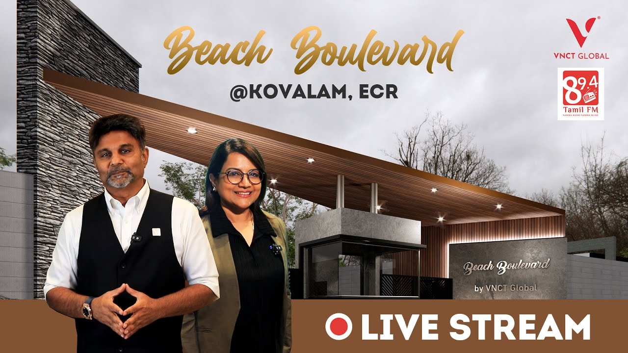 Launch of Beach Boulevard, Kovalam, ECR, Chennai | with RJ Madhu | VNCT Global | 89.4 FM