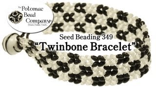 Details 'Twinbone' Bracelet - Flat Herringbone using Preciosa Twin Beads News