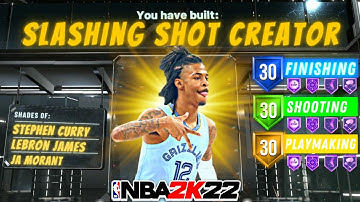 REBIRTH "SLASHING SHOT CREATOR" BUILD IS OP 😱 NBA 2K22 BEST CURRENT GEN BUILD