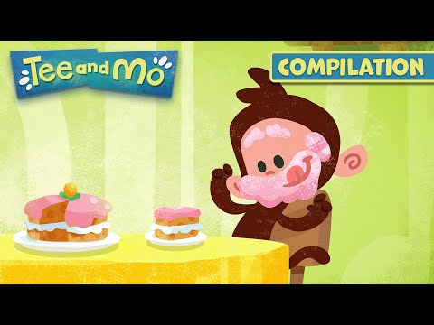 Tee and Mo's Most POPULAR Clips 🐒 Tee and Mo | Season 1 | CLIP COMPILATION 🙈 30+ MINUTES