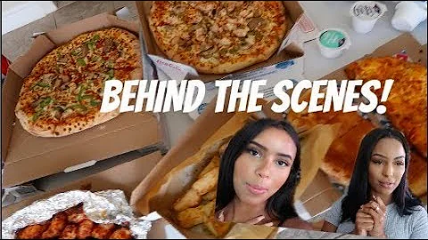 BEHIND THE SCENES OF A MUKBANG | Osh and Akela