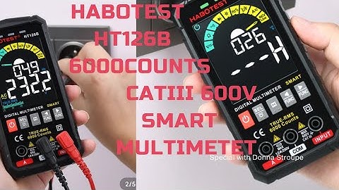 HABOTEST HT126B (or kaiweets ST600Y).6000 counts,CATIII 600V VA SCREEN MULTIMETER.
