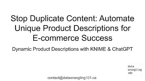 Stop Duplicate Content: Automate Unique Product Descriptions for E-commerce Success