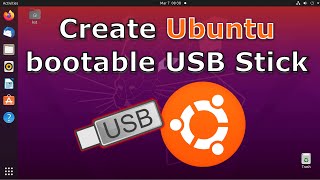 how to create ubuntu bootable usb stick