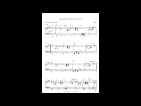 La genesi del tuo colore (spartito pianoforte) - Irama