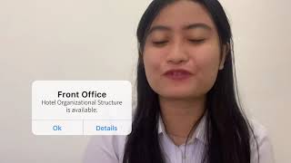 Hotel Organizational Structure — Front Office