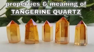 Tangerine Quartz Meaning Benefits and Spiritual Properties