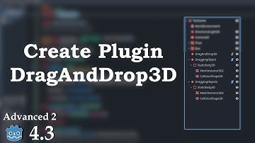 Create Plugin - Drag and Drop 3D - Learn Godot 4 3D - no talking