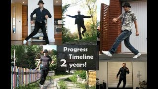 Dancing Progress Timeline - 2 years