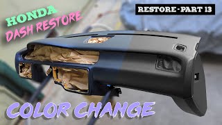 Honda Civic Hatchback - Part 13 - Dash restore and color change - Make it So