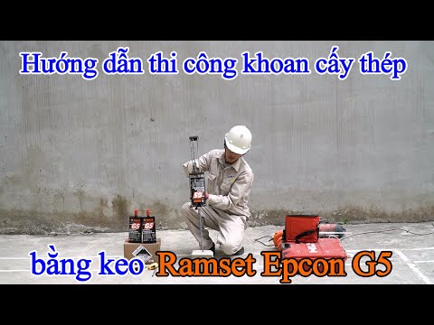 Keo Cấy Thép vào Bê Tông: Hướng Dẫn Sử Dụng và Ưu Điểm