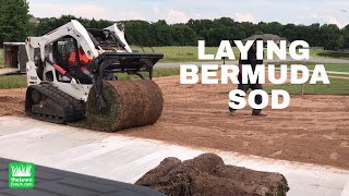 West-ark sod & turf laying bermuda on a new construction site for
rucker
homes.http://thelawnforum.comhttp://ruckerfinehomes.comhttp://westarksod.com